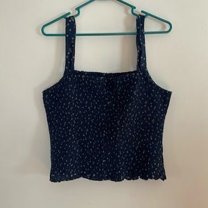 Madewell crop cotton tank